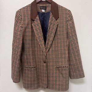 VTG Requirements Equestrian Plaid Blazer